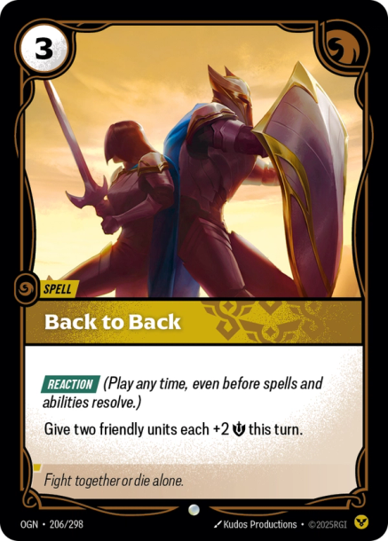 BACK TO BACK - OGN-206/298 (Foil)