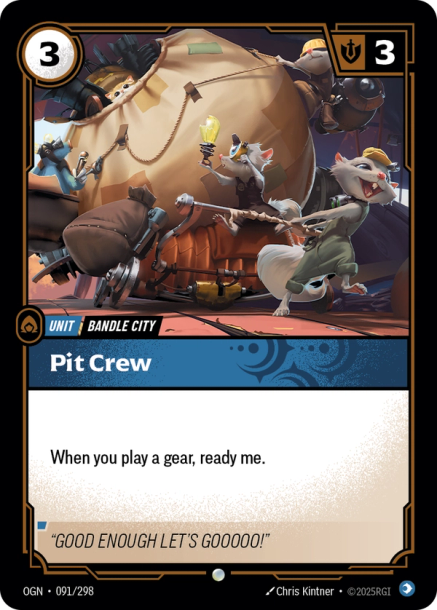PIT CREW - OGN-091/298 (Foil)