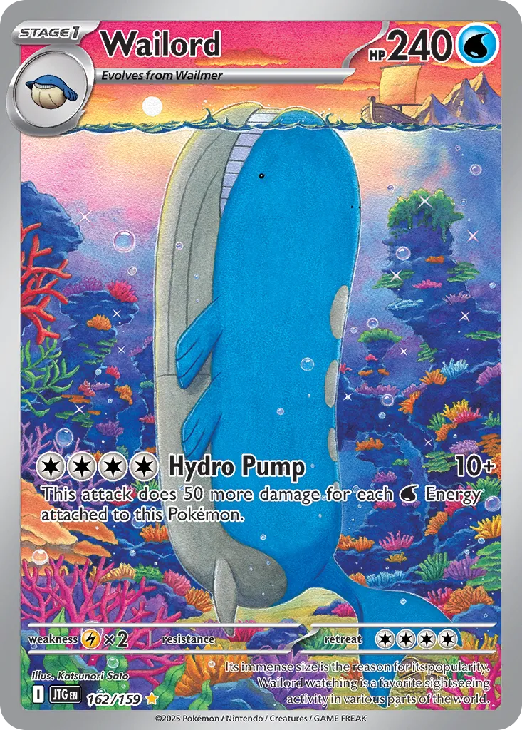 Wailord - 162/159 - Illustration Rare