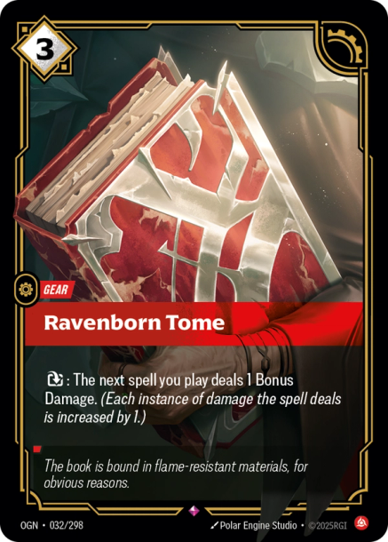RAVENBORN TOME - OGN-032/298 (Foil)