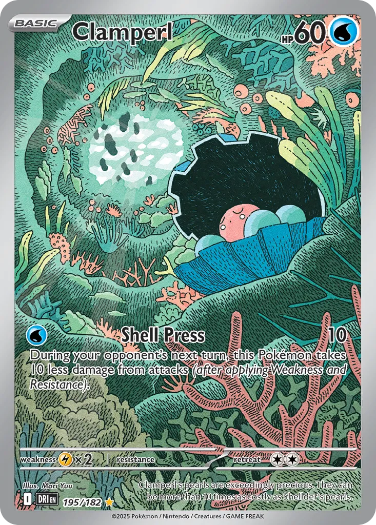 Clamperl - 195/182 - Illustration Rare