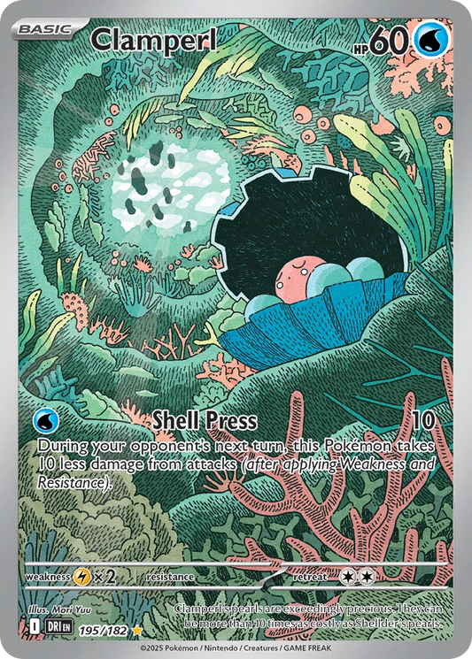 Clamperl - 195/182 - Illustration Rare