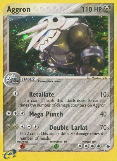 Aggron - 1/109 - Rare Holo