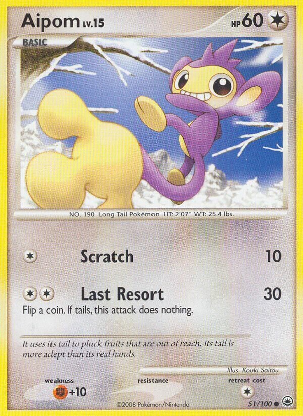 Aipom - 51/100 - Common