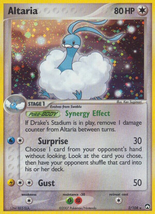 Altaria - 2/108 - Rare Holo