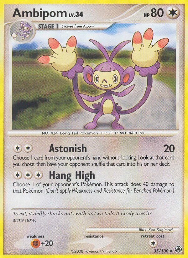 Ambipom - 35/100 - Uncommon