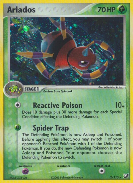 Ariados - 2/115 - Rare Holo
