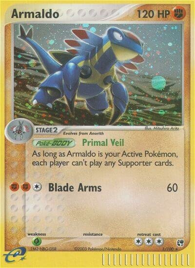 Armaldo - 1/100 - Rare Holo