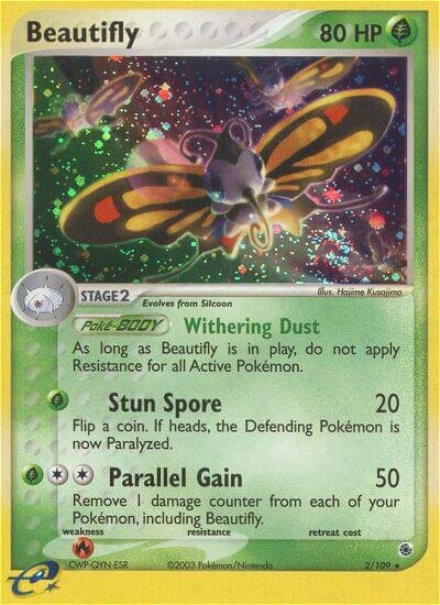 Beautifly - 2/109 - Rare Holo