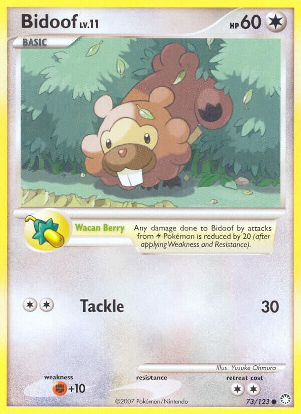 Bidoof - 73/123 - Common