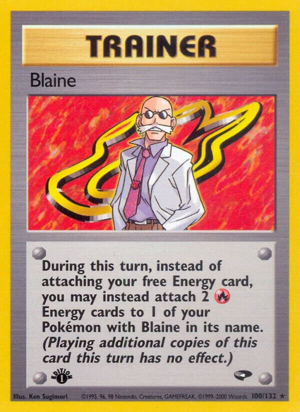 Blaine - 100/132 - Unlimited Rare
