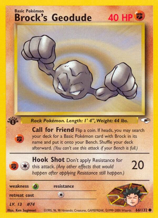 Brock's Geodude - 66/132 - Common
