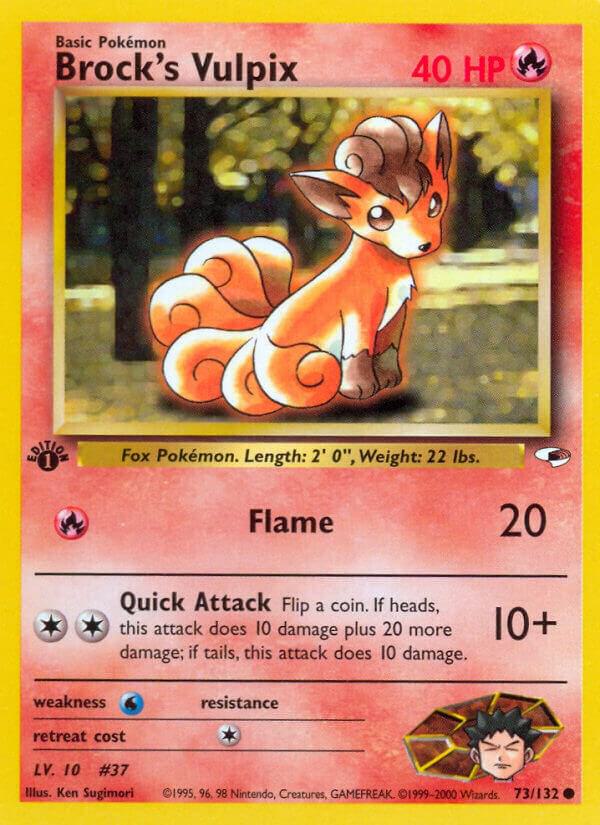 Brock's Vulpix - 73/132 - Common