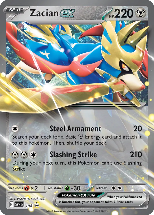 Zacian ex - 198 - Promo