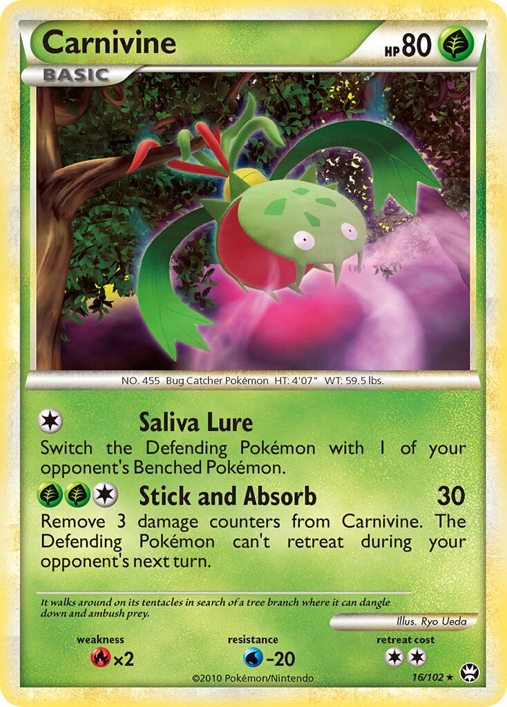 Carnivine - 16/102 - Rare