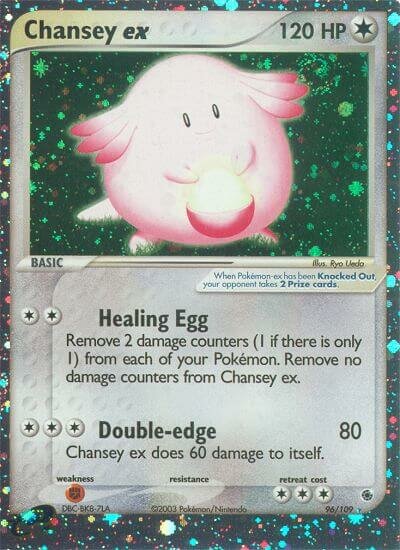Chansey ex - 96/109 - Rare Holo ex