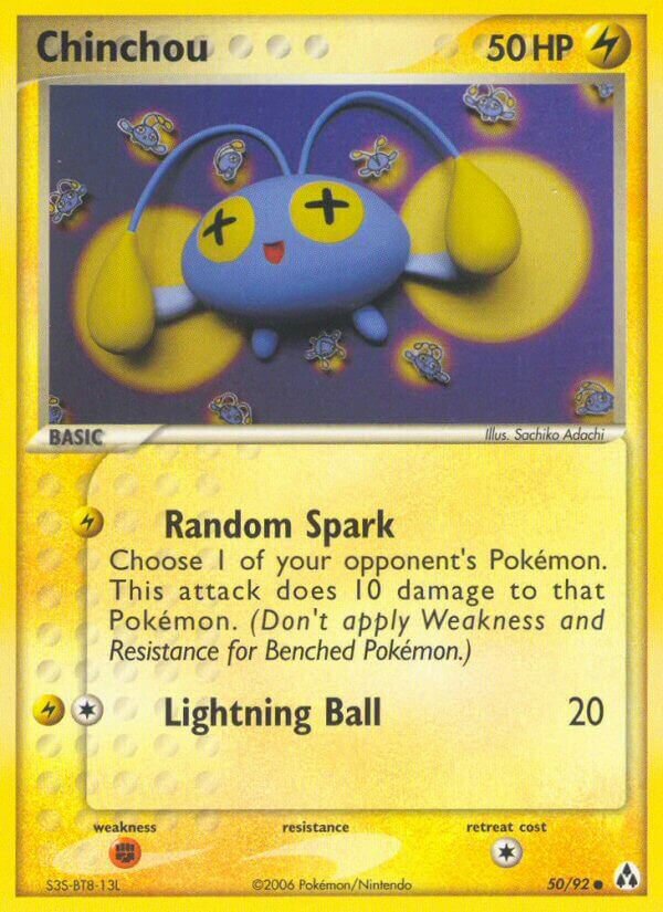 Chinchou - 50/92 - Common