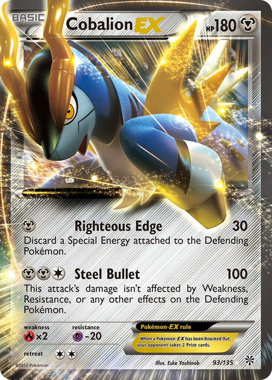 Cobalion-EX - 93/135 - Rare Holo EX