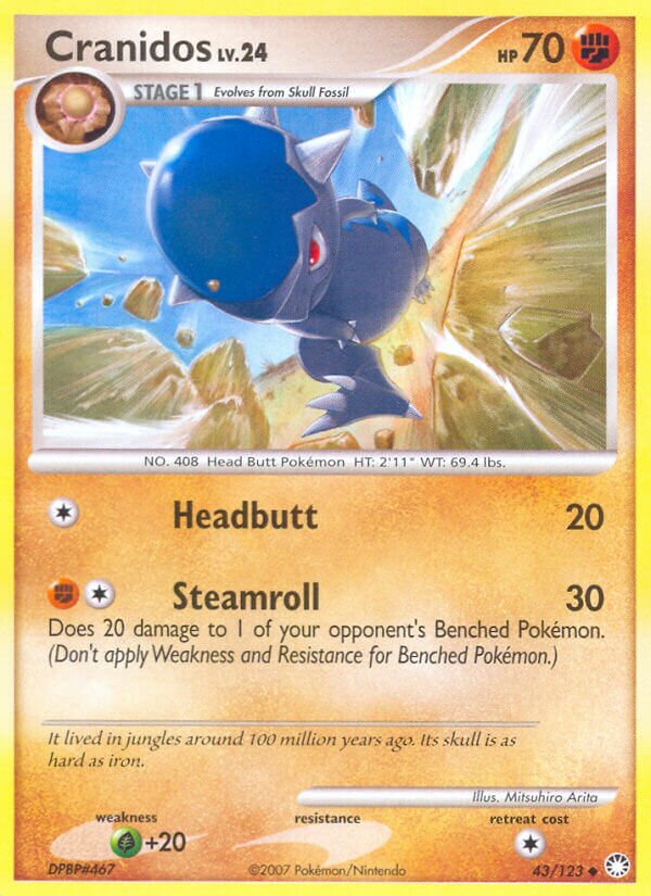 Cranidos - 43/123 - Uncommon