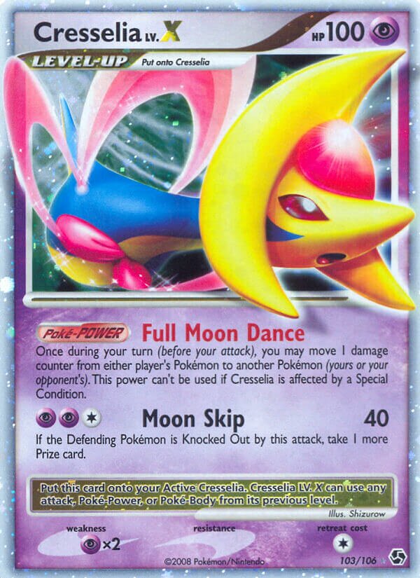 Cresselia LV.X - 103/106 - Rare Holo LV.X