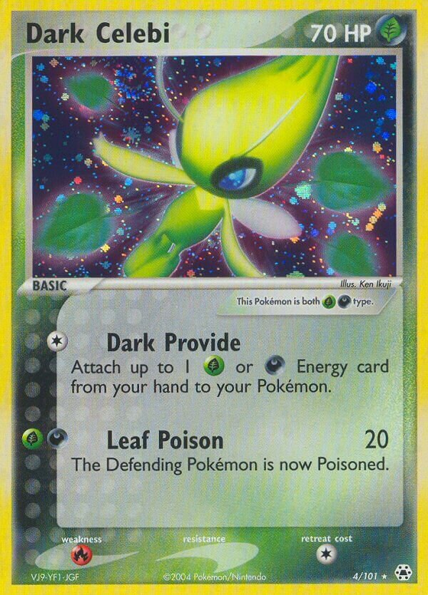 Dark Celebi - 4/101 - Rare Holo