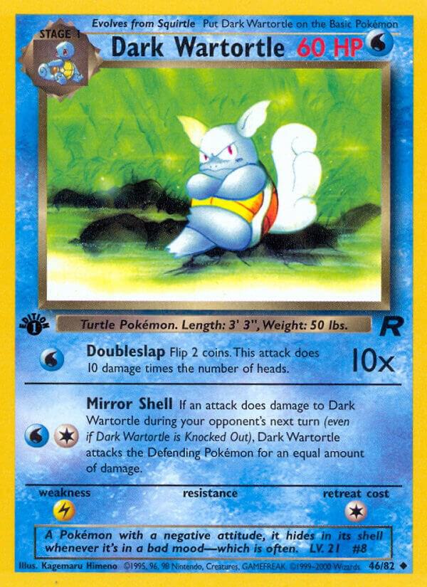Dark Wartortle - 46/82 - Uncommon