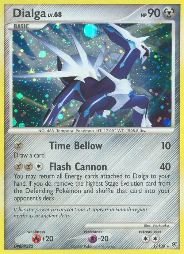 Dialga - 1/130 - Rare Holo