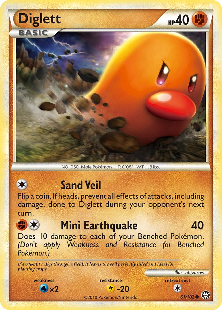 Diglett - 61/102 - Common