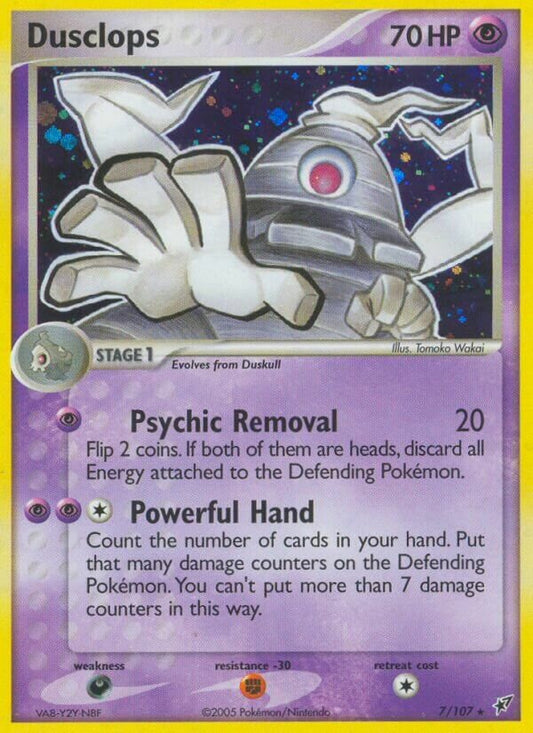 Dusclops - 7/107 - Rare Holo