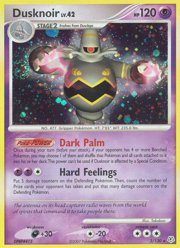 Dusknoir - 2/130 - Rare Holo