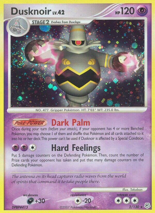 Dusknoir - 2/130 - Rare Holo