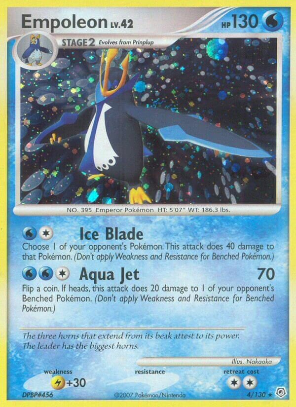 Empoleon - 4/130 - Rare Holo