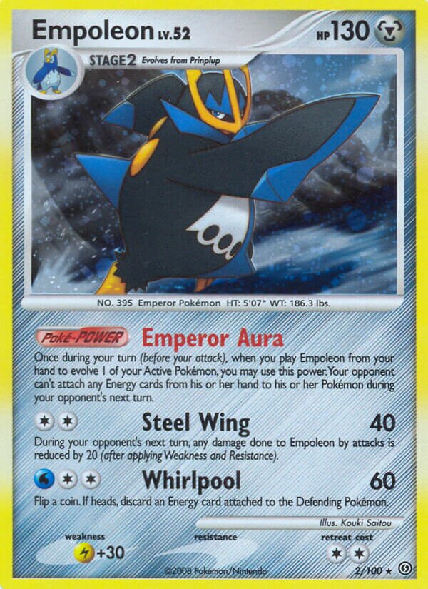 Empoleon - 2/100 - Rare Holo