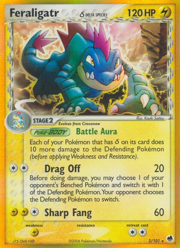 Feraligatr - 2/101 - Rare Holo