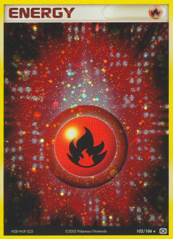 Fire Energy - 102/106 - Rare Holo