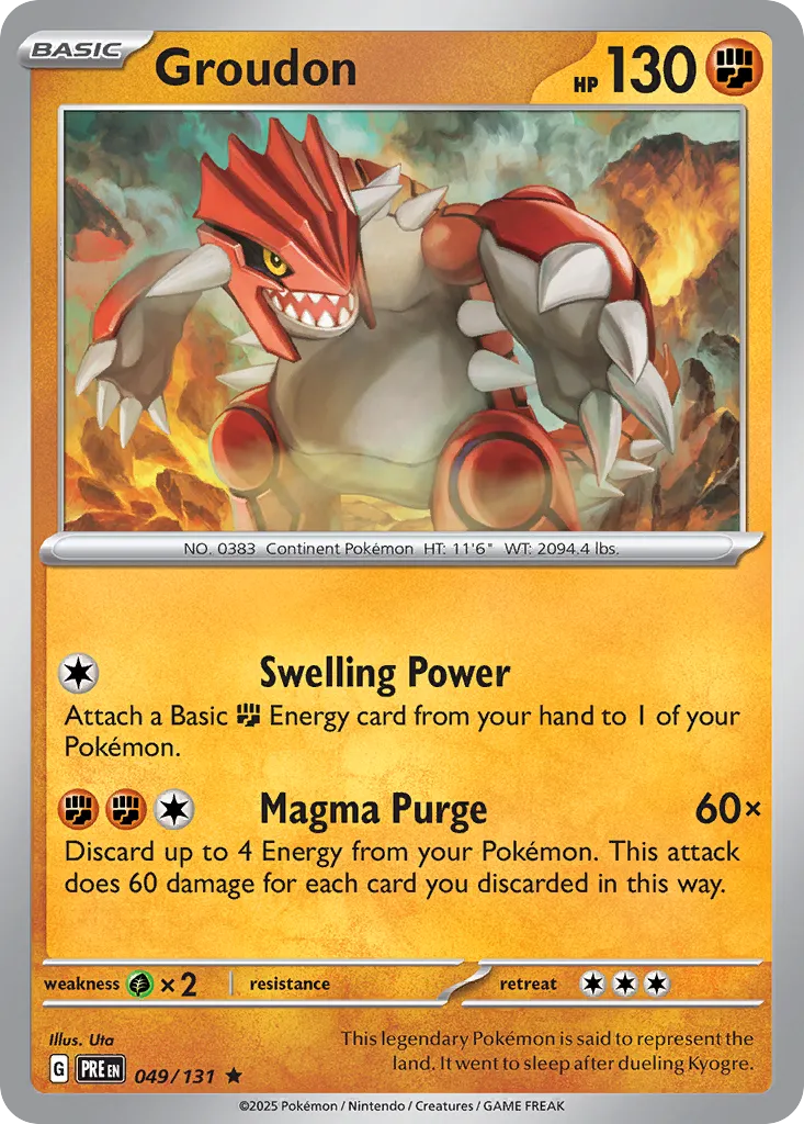 Groudon - 049/131 - Rare