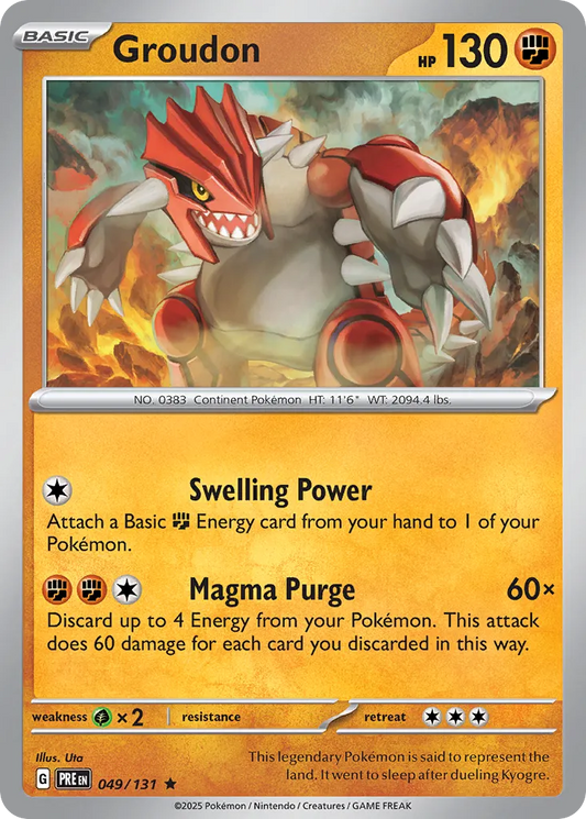Groudon - 049/131 - Rare