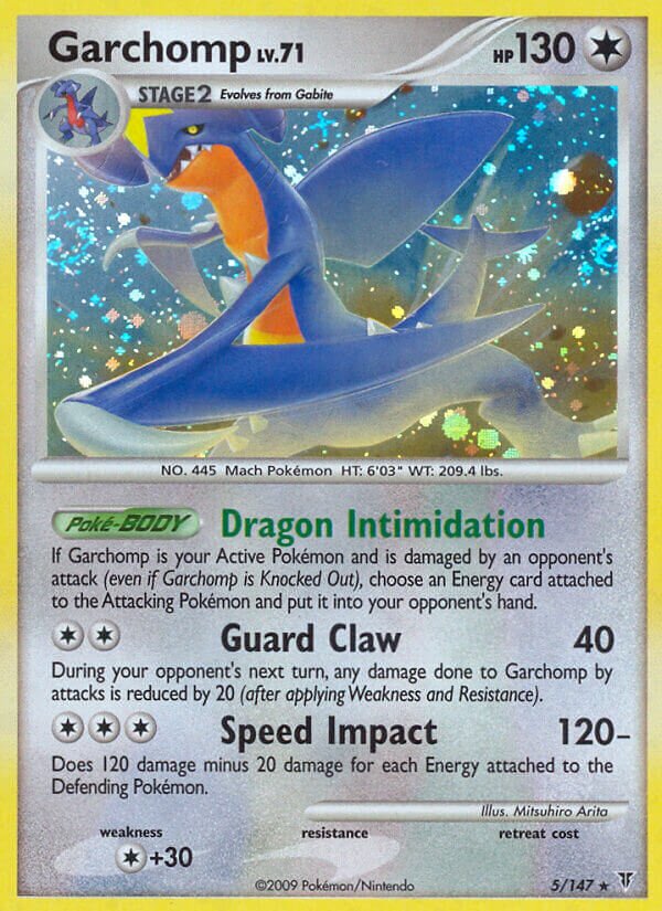 Garchomp - 5/147 - Rare Holo