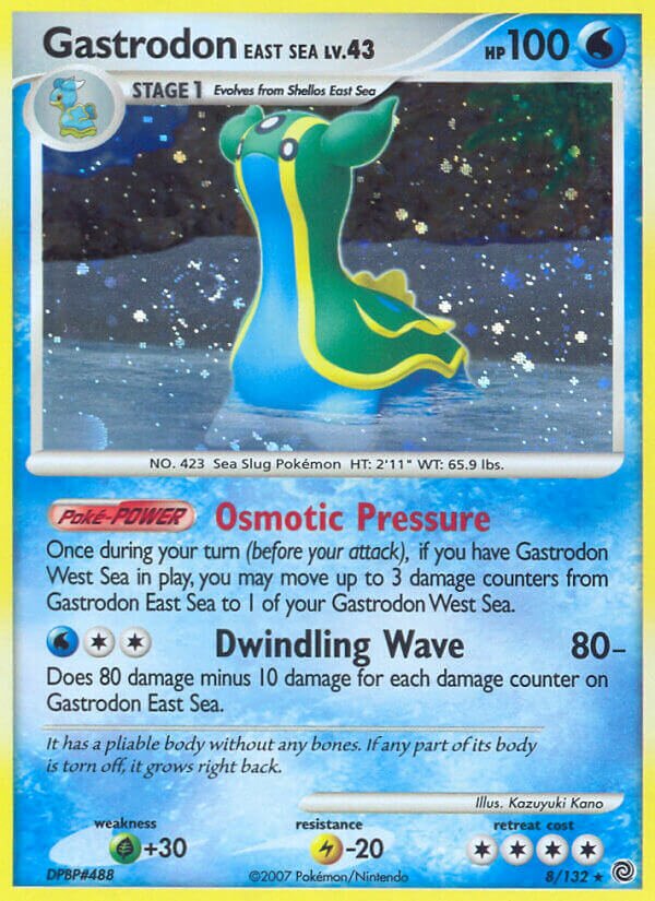 Gastrodon East Sea - 8/132 - Rare Holo