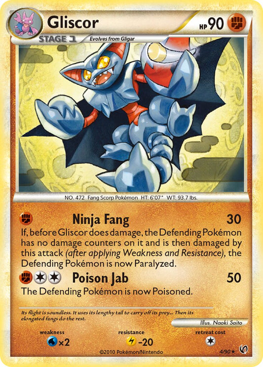 Gliscor - 4/90 - Rare Holo