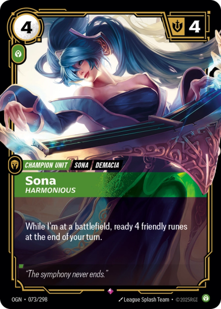 SONA, HARMONIOUS - OGN-073/298 (Foil)
