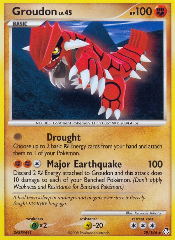 Groudon - 29/146 - Rare