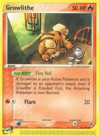 Growlithe - 65/100 - Common