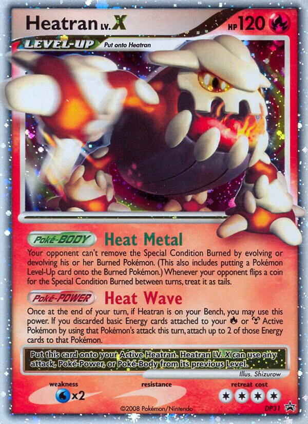 Heatran LV.X - DP31 - Promo