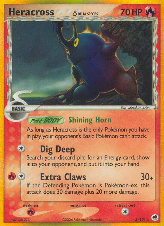 Heracross - 3/101 - Rare Holo