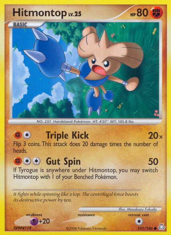 Hitmontop - 101/146 - Common