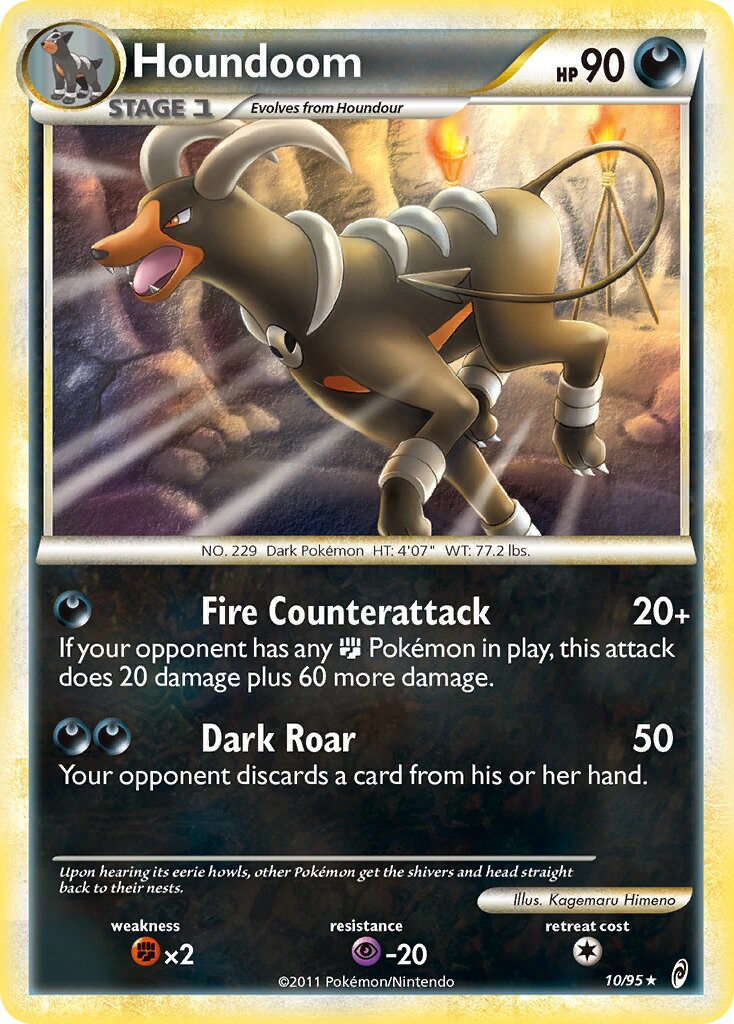 Houndoom - 10/95 - Rare Holo