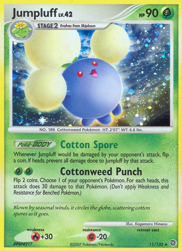 Jumpluff - 11/132 - Rare Holo