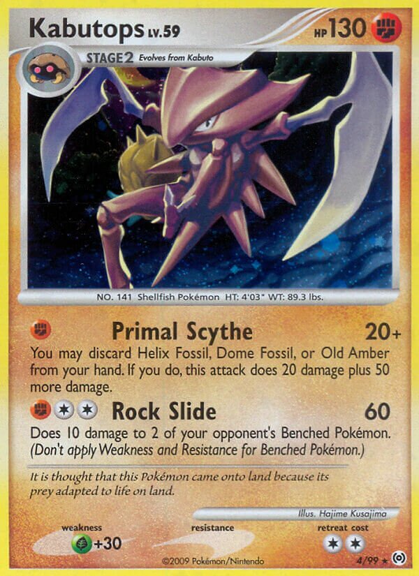Kabutops - 4/99 - Rare Holo