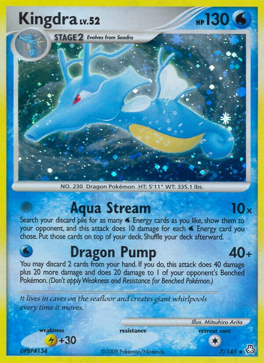 Kingdra - 7/146 - Rare Holo